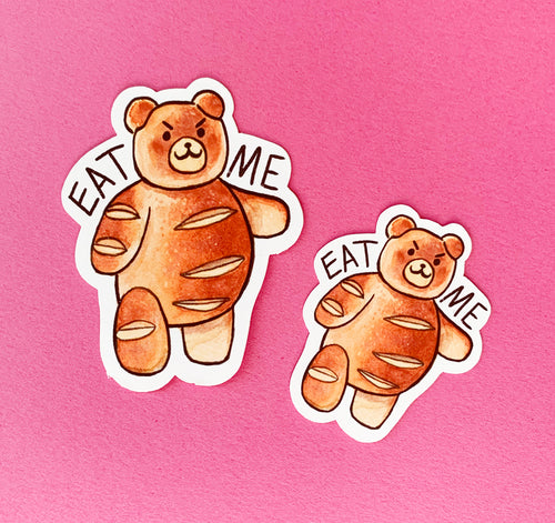 Bread Bear Sticker