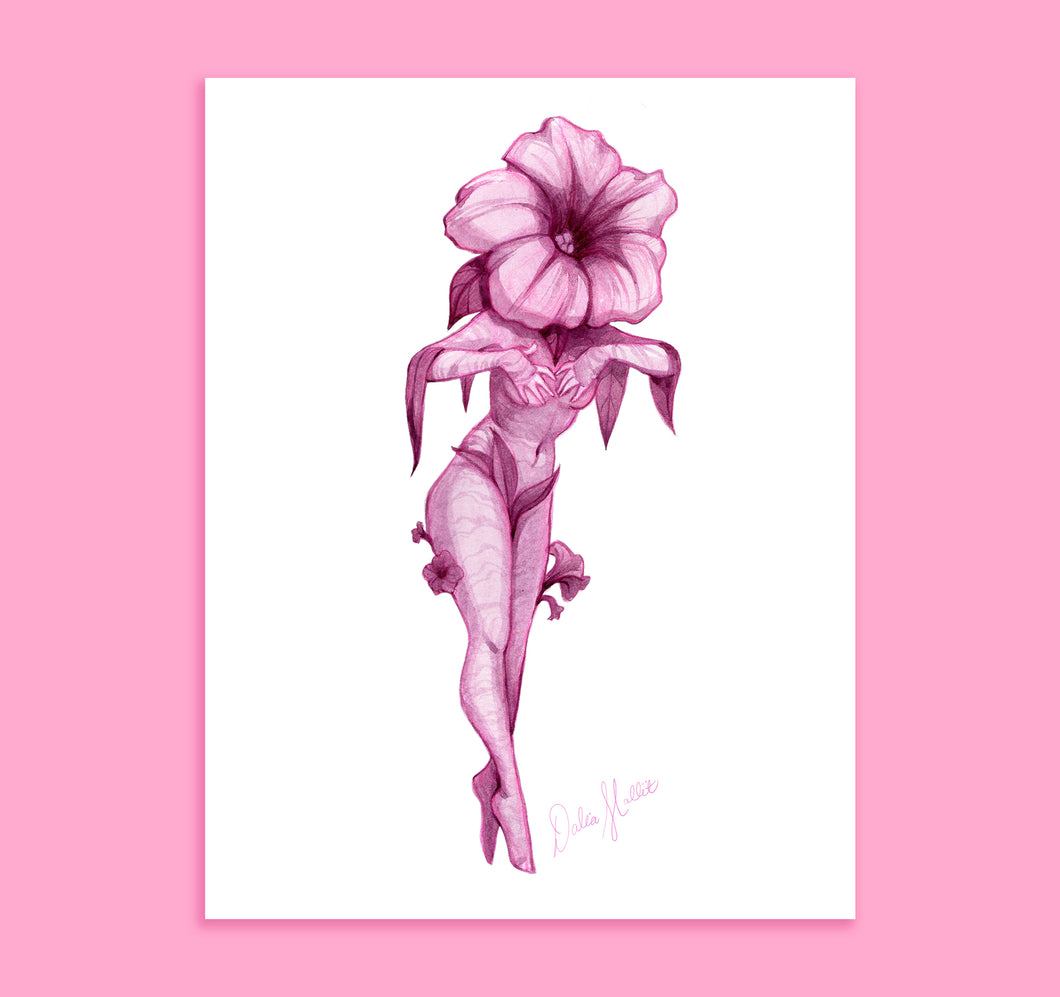 Petunia Fairy Art Print