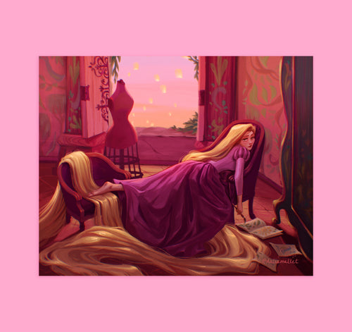 Rapunzel Art Print