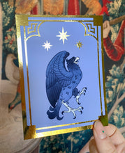 Load image into Gallery viewer, Ravenclaw Gold Foil Art Print (Small)