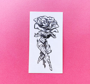 Temporary Tattoo Rose Fairy