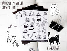 Load image into Gallery viewer, Halloween Sticker Sheet