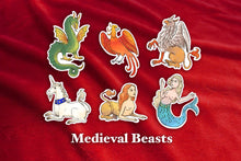 Load image into Gallery viewer, Medieval Beasts Stickers